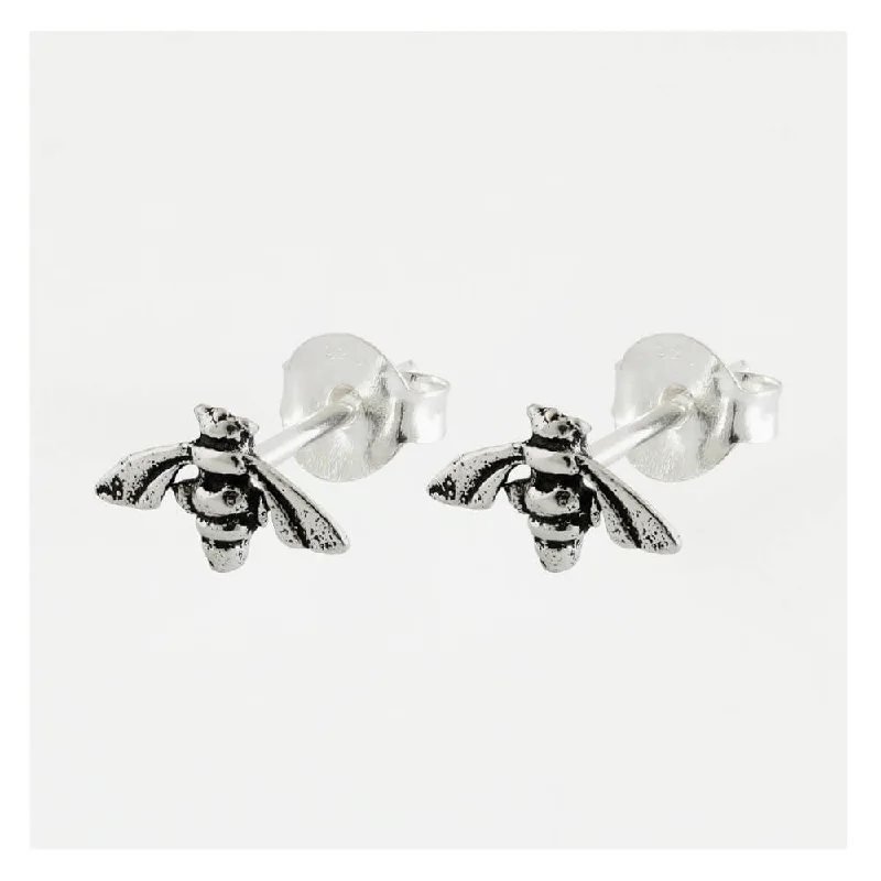 Kids' Plastic Animal - Shaped Stud Earrings in Bright Colors for a Fun and Safe AccessoryKingsley Ryan Sterling Silver Bee Stud Earrings