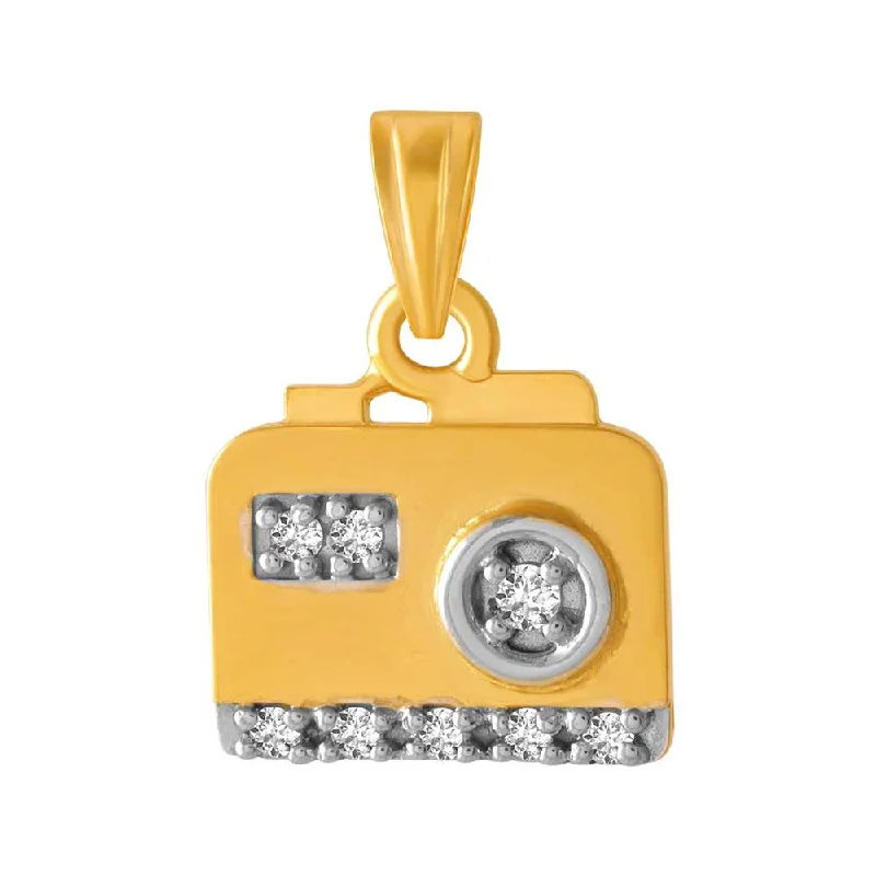 Cathedral - Style Women's Diamond Rings with a Raised Center Setting and Elaborate MetalworkRadio Style 14k Gold  Pendent