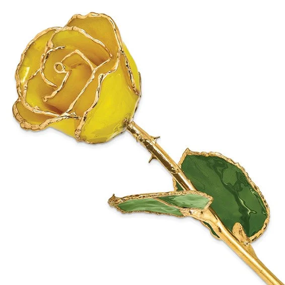 Emerald and diamond engagement ring in a vintage - inspired platinum bandYellow Rose with Gold Trim