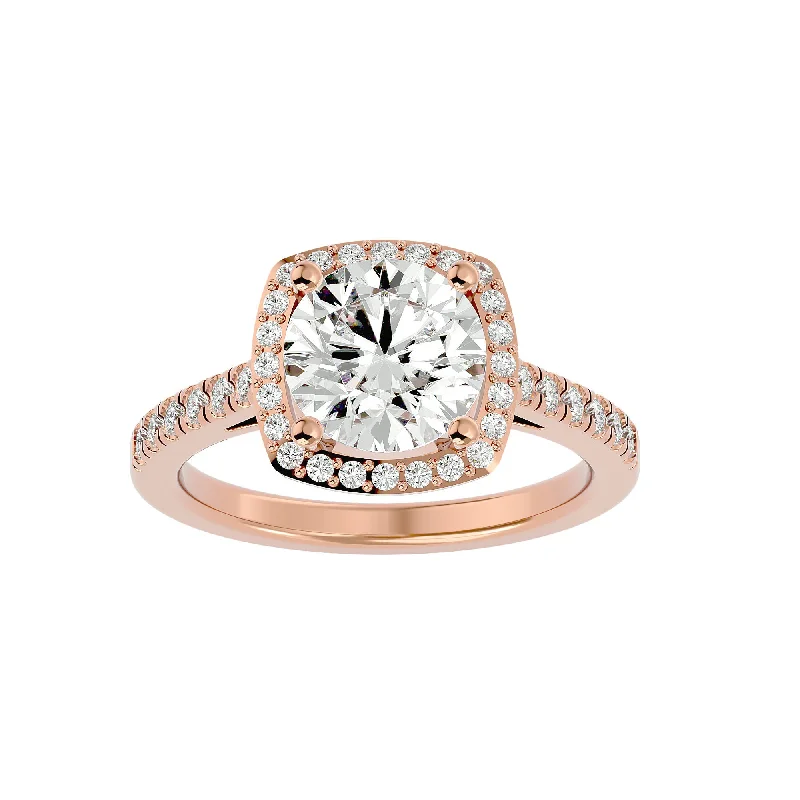 Men's Ruby Engagement Rings in Rose Gold with a Solitaire Design for a Romantic GestureCelestial Engagement Ring