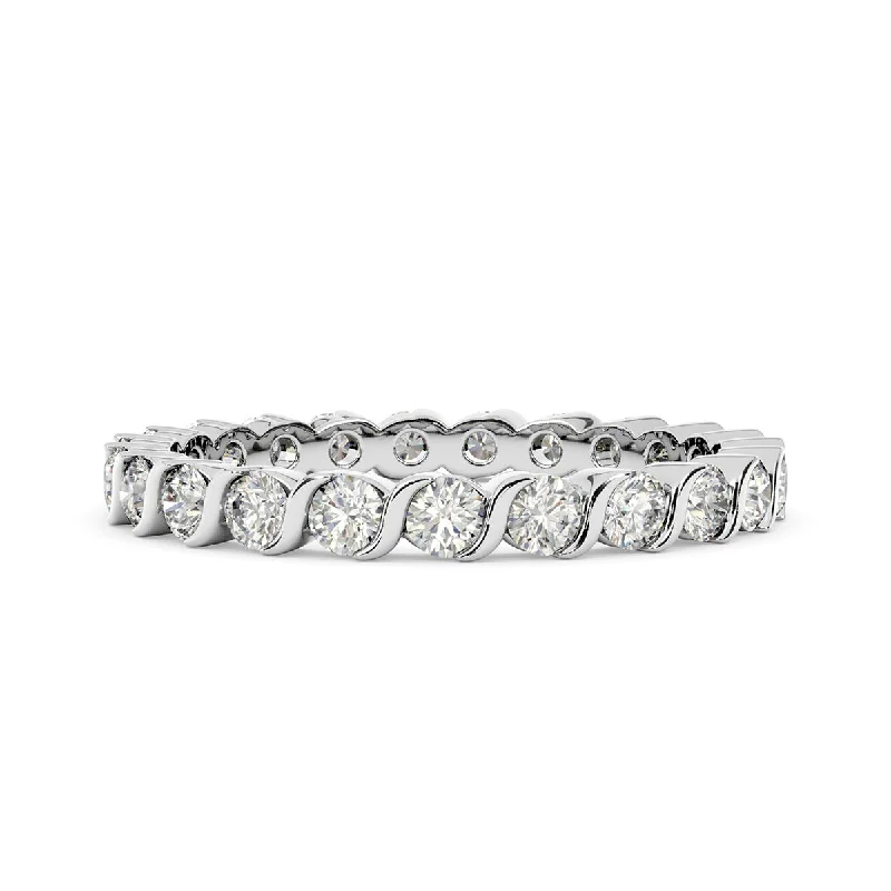 Signature - Design Women's Diamond Rings with a Brand - Specific Pattern and High - Quality DiamondsDiamond Eternity Ring