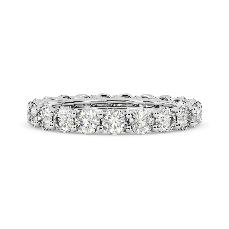 Marquise - Cut Women's Diamond Rings in Palladium for a Unique and Elongated ShapeDiamond Eternity Ring