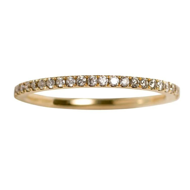 Pear - Shaped Women's Diamond Rings in Yellow Gold with a Single - Diamond Pendant LookPetit Olivia Ring Gold, White