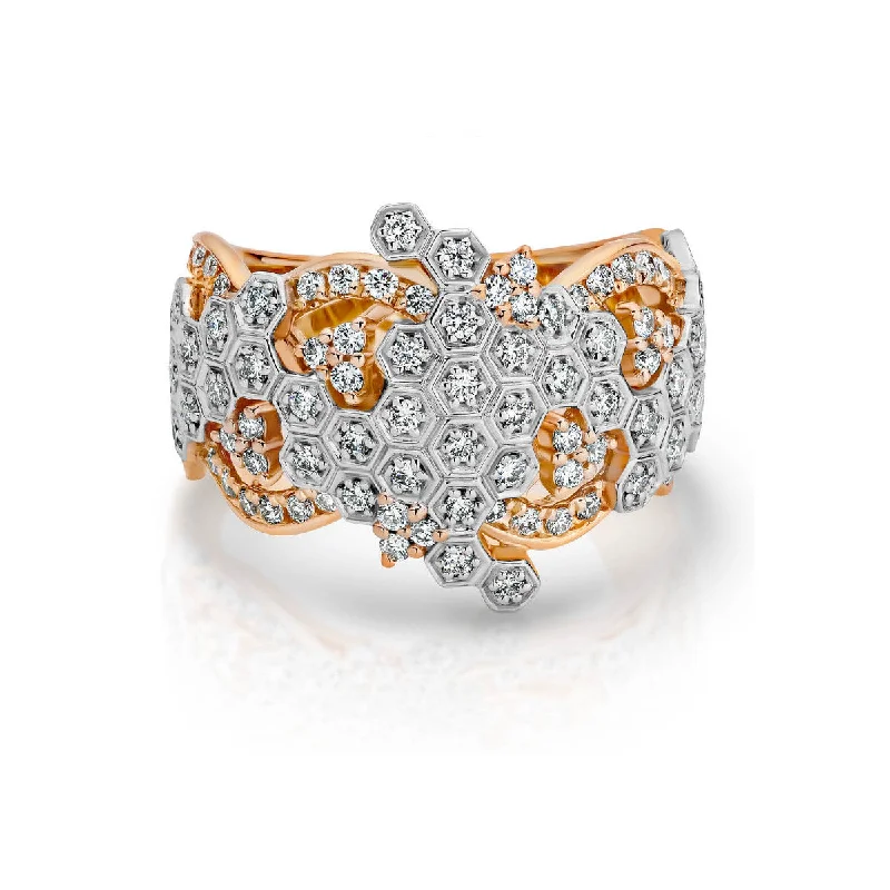 Cathedral - Style Women's Diamond Rings with a Raised Center Setting and Elaborate MetalworkThe Grace Ring - Limited Edition