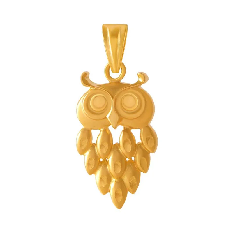 Women's Diamond Rings with Sapphire Accents in Blue for a Colorful and Sophisticated Touch14k Owl Shape Gold Pendent