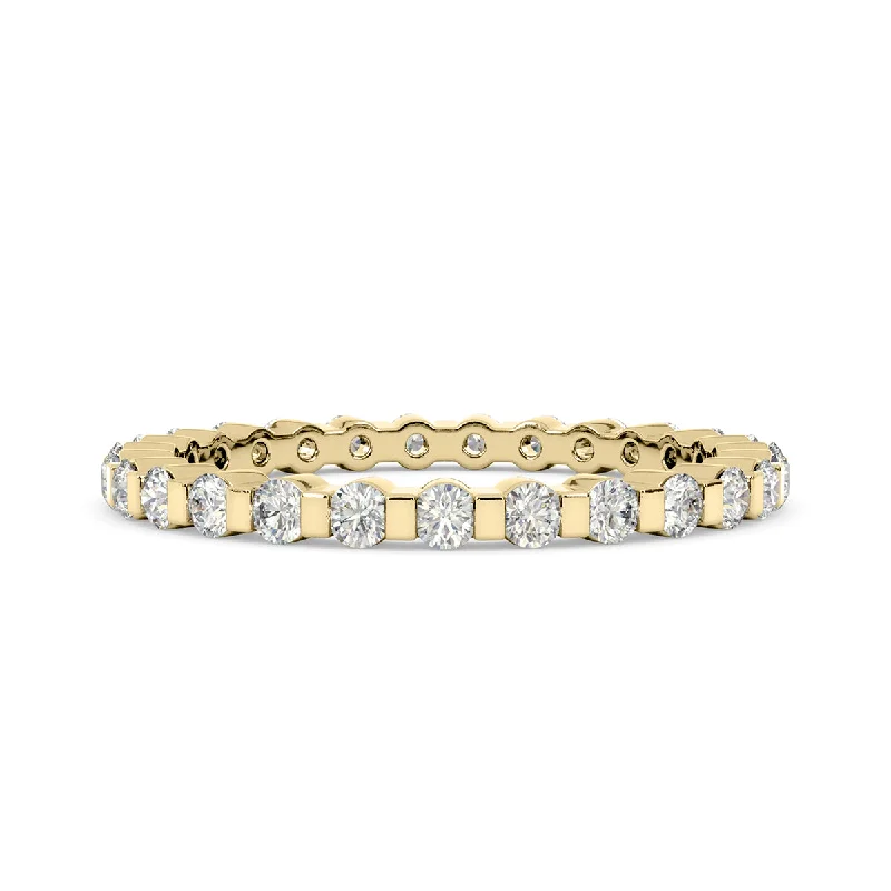 Cushion - Cut Women's Diamond Rings in Platinum with a Soft and Romantic AppearanceDiamond Eternity Ring