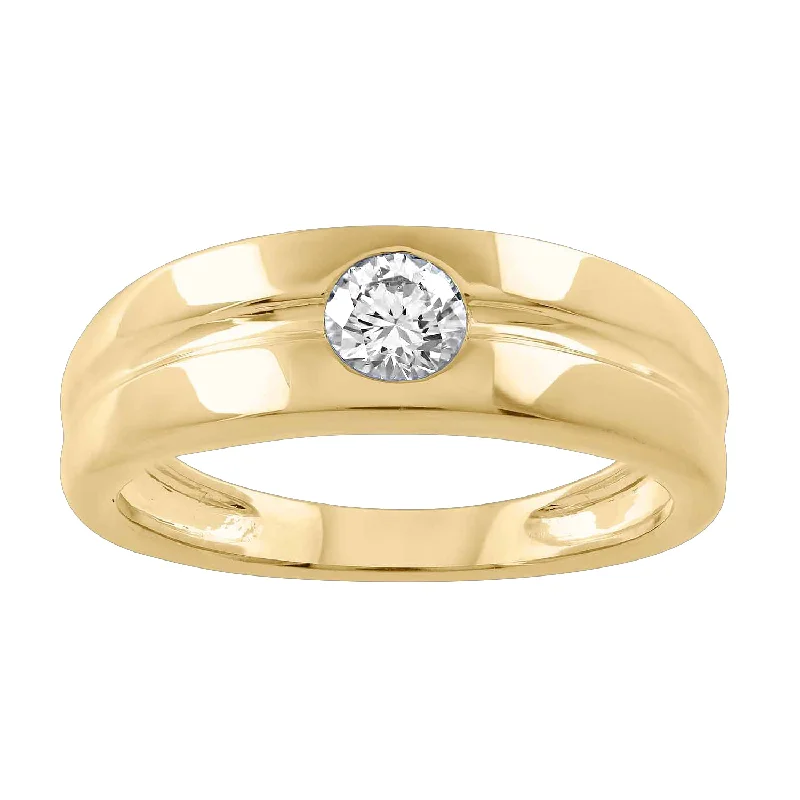 Marquise - Cut Women's Diamond Rings in Palladium for a Unique and Elongated Shape14K YG Men's Solitaire Diamond Ring-1pc