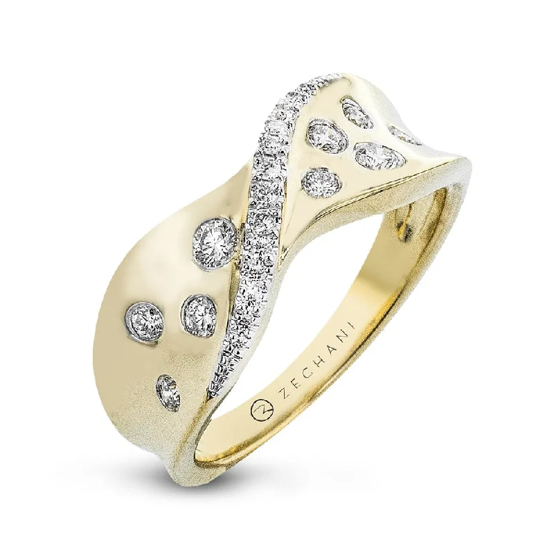 Channel - Set Women's Diamond Rings with Diamonds Securely Held in a Metal Groove for DurabilityUnique Diamond Right Hand Ring