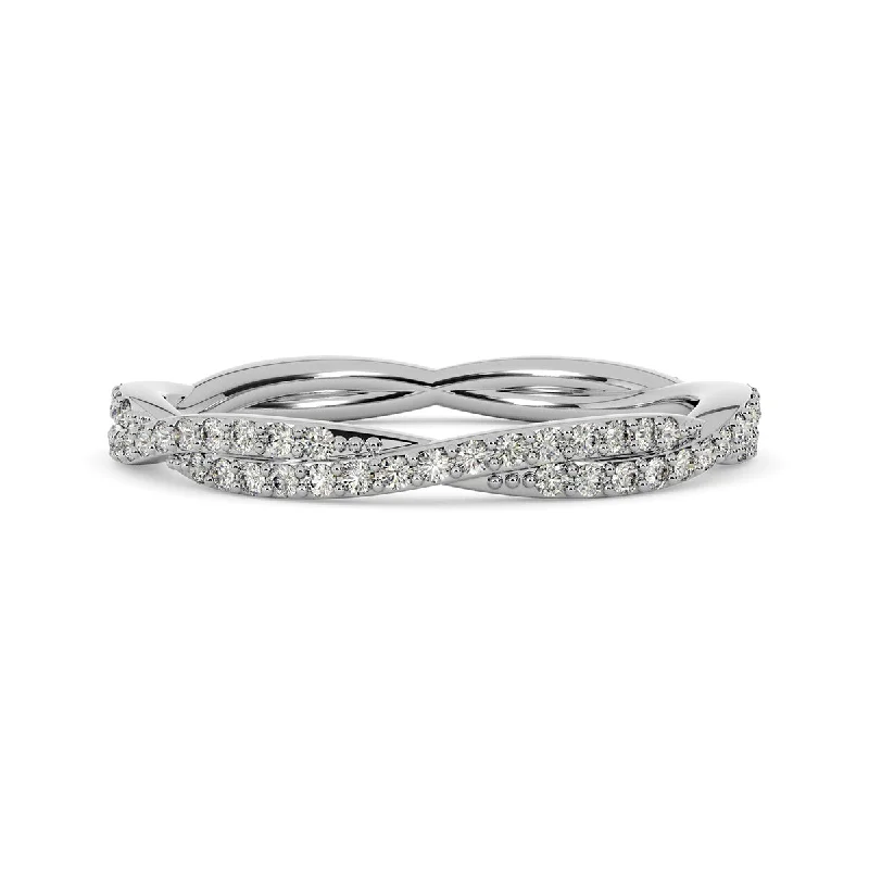 Women's Solitaire Diamond Rings with Round - Cut Diamonds and Platinum Settings for an Elegant EngagementDiamond Eternity Ring