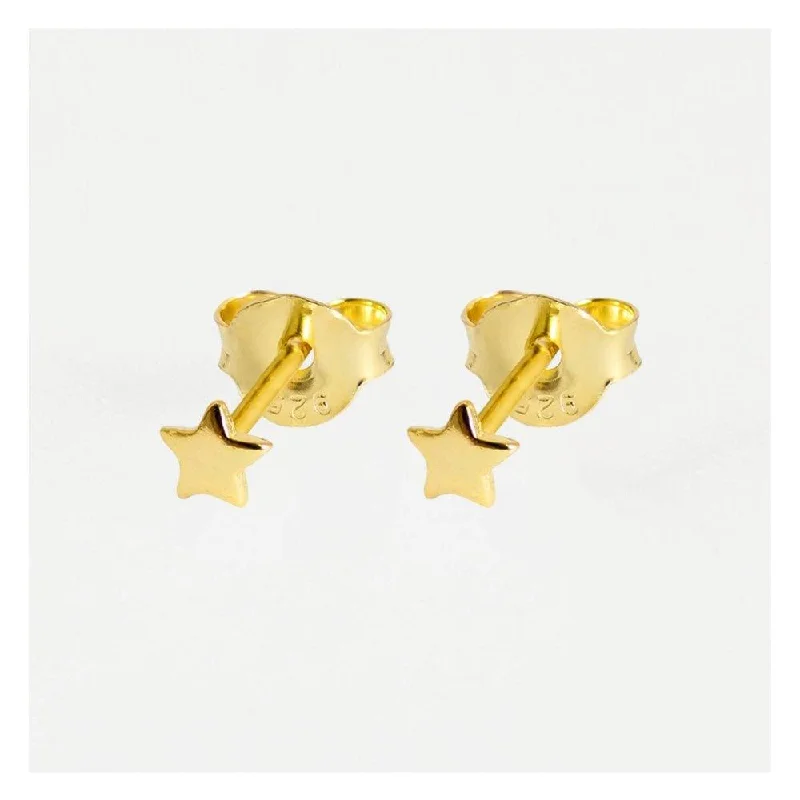 Glow - in - the - Dark Star Stud Earrings for a Mysterious and Night - Time - Friendly AccessoryKingsley Ryan Gold Vermeil Star Stud Earrings