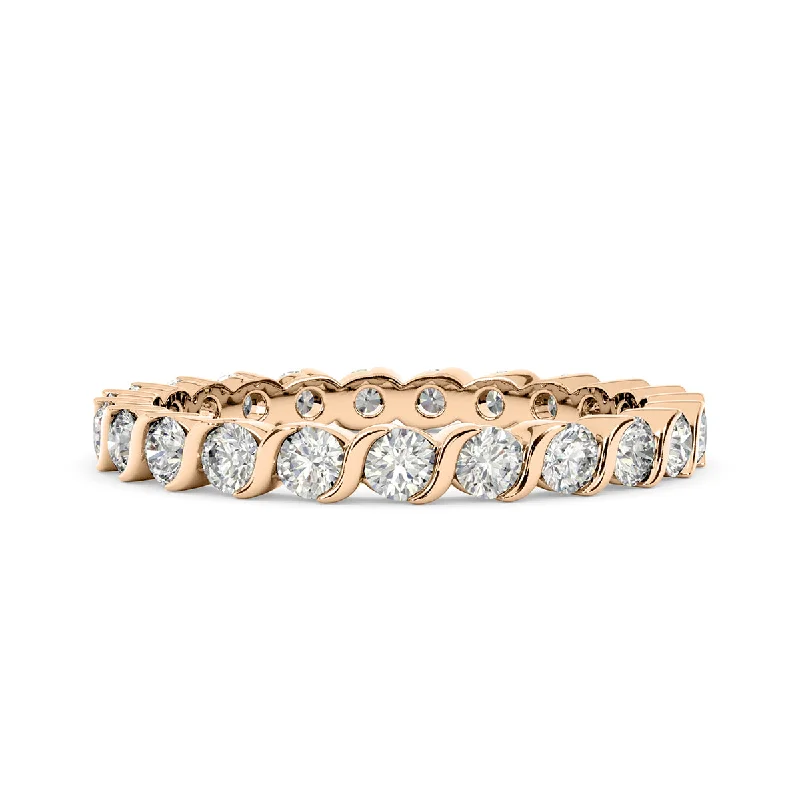 Tennis - Style Women's Diamond Rings with a Continuous Row of Diamonds for a Classic and Versatile LookDiamond Eternity Ring