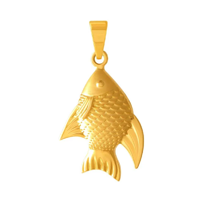 Adjustable Women's Diamond Rings with a Flexible Band for a Comfortable and Custom Fit14k Fish Designed Gold Pendent