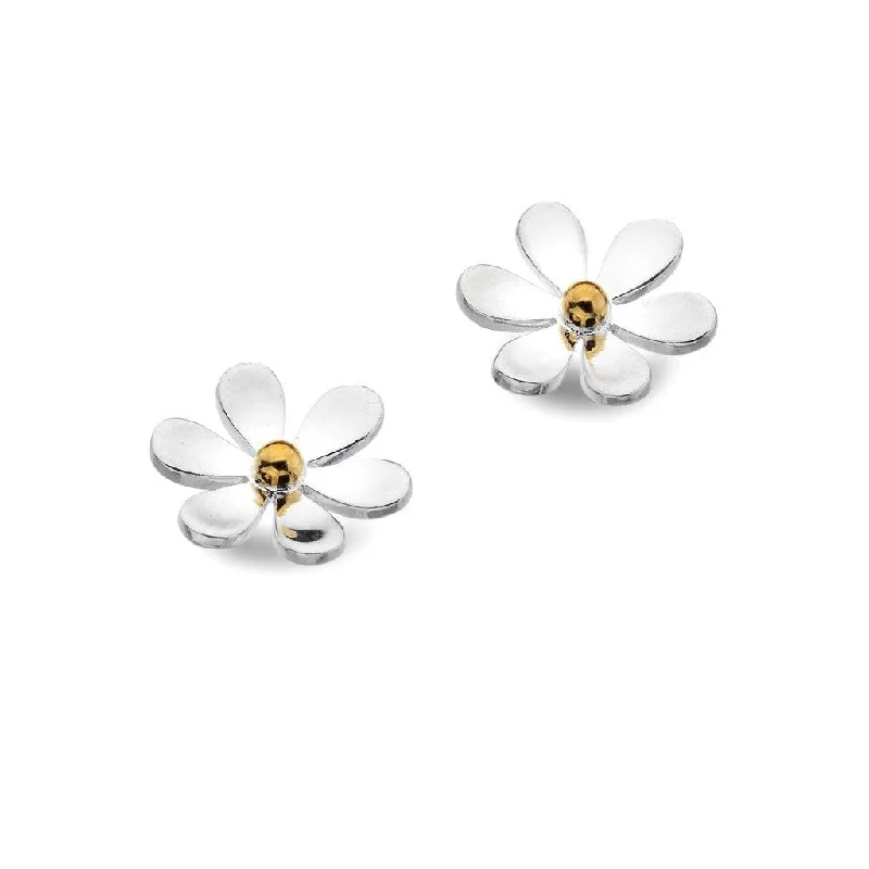 Hypoallergenic Sterling Silver Star - Studded Stud Earrings for Sensitive EarsLove Me, Love Me Not Daisy Studs