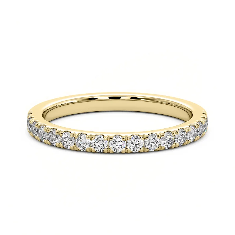 Channel - Set Women's Diamond Rings with Diamonds Securely Held in a Metal Groove for DurabilityDiamond Ring