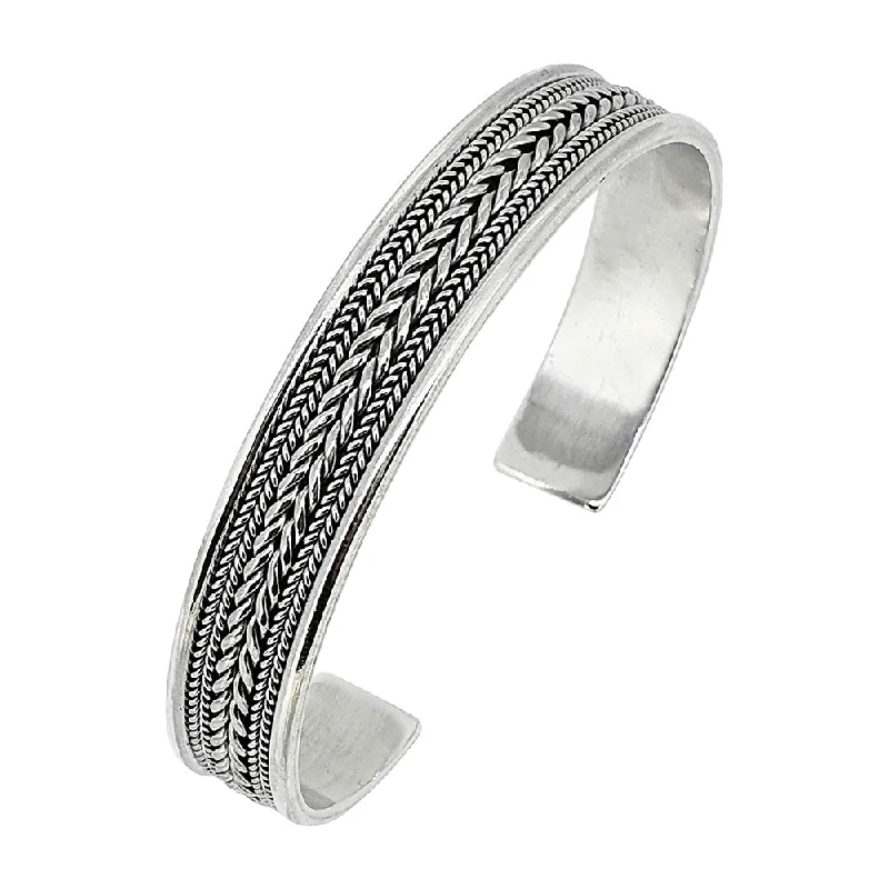 Adjustable Bangle Bracelets with Magnetic Closures for Easy Wear and RemovalClassic 925 Sterling Silver Bangle Bracelet for Men and Women