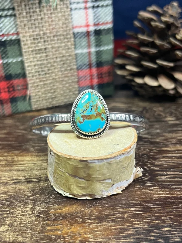 Rose Gold - Toned Women's Cuff Bracelets with Cubic Zirconia for a Glamorous Look#9 Southwest Made Kingman Turquoise & Sterling Silver Cuff Bracelet