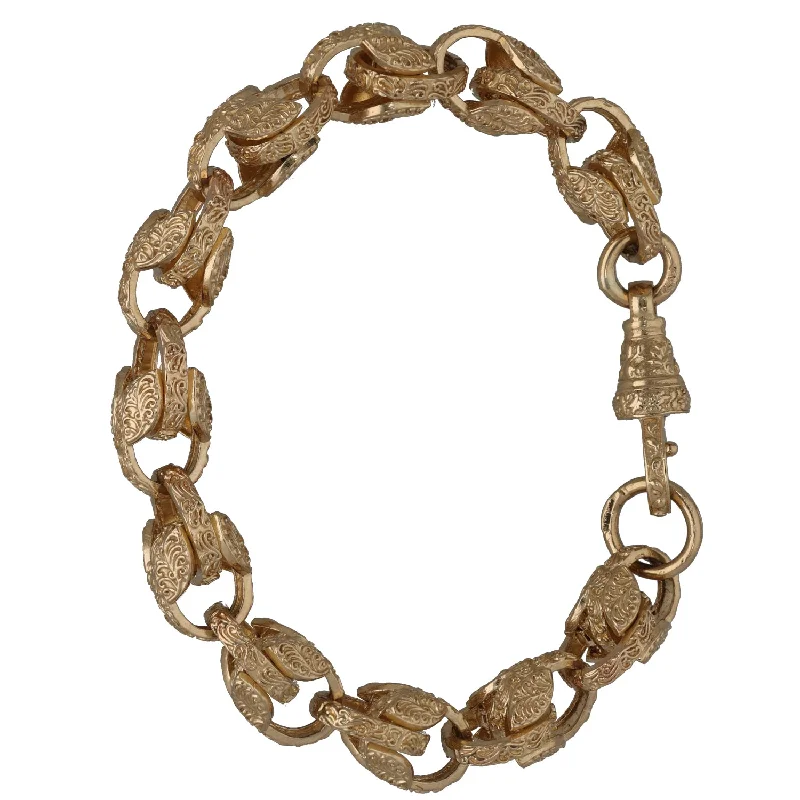 Clear Crystal - Embellished Bangles for a Sparkling and Elegant Appearance9ct Gold Tulip Bracelet