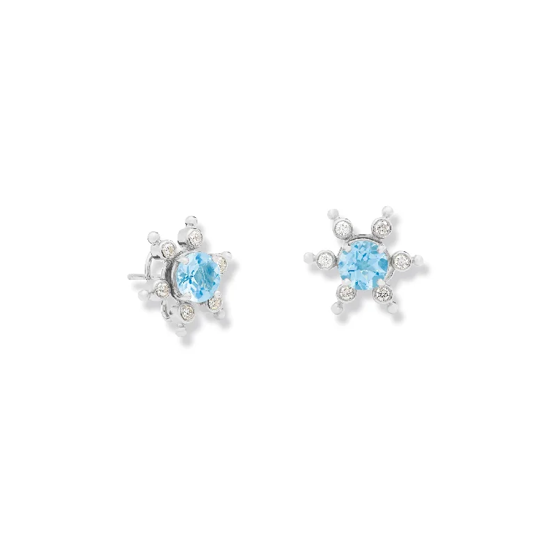 Marquise Cut Engagement Rings with a Channel - Set Diamond BandCactus Earring Halos White Gold - Diamond