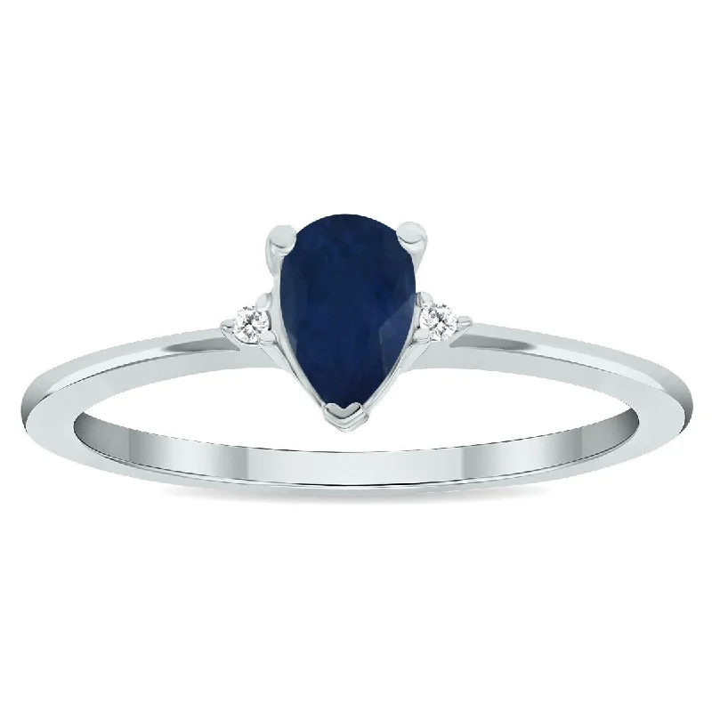 Jasper Gemstone Rings in 18K Gold Vermeil with a Matte Finish for a Subtle and Elegant LookWomen's Sapphire and Diamond Classic Band in 10K White Gold