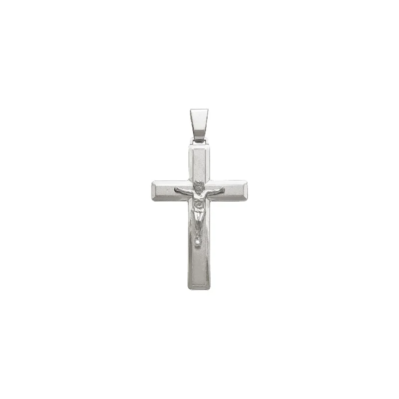 Glow - in - the - Dark Starry Sky Pendant for Nighttime AdventuresBordered Crucifix Pendant (14K)