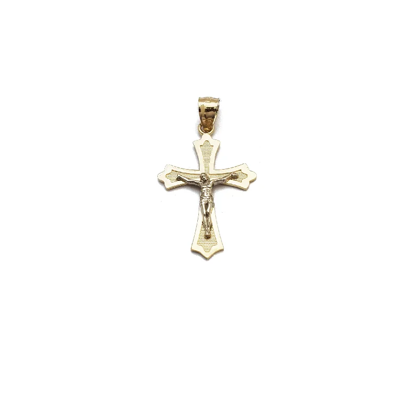 Hand - Carved Jade Buddha Pendant for Spiritual and Cultural SignificanceTiny Crucifix Pendant 5 (14K)