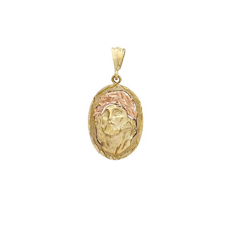 3D - Printed Polymer Clay Animal - Print Pendant for a Fun and Quirky AccessoryDiamond-Cut Rose Crown Jesus Medallion Pendant (14K)