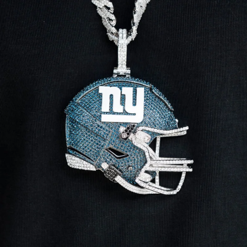 Cross - Stitch - Embroidered Floral Pendant Necklace for Handicraft AficionadosGiant New York Giants Official NFL Helmet Pendant