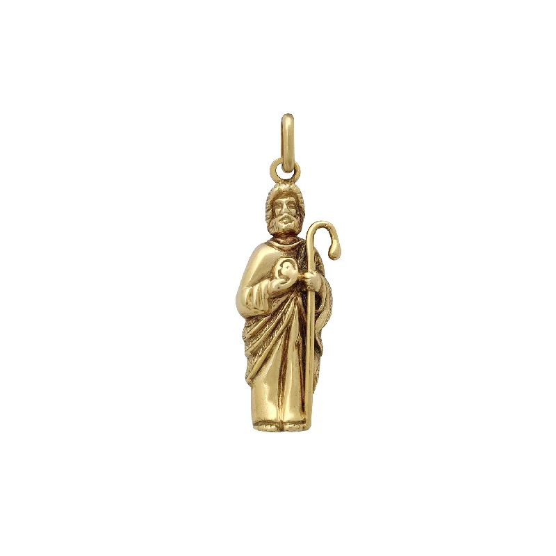 Water - Resistant Stainless Steel Diving - Themed Pendant for DiversSaint Jude Pendant (14K)